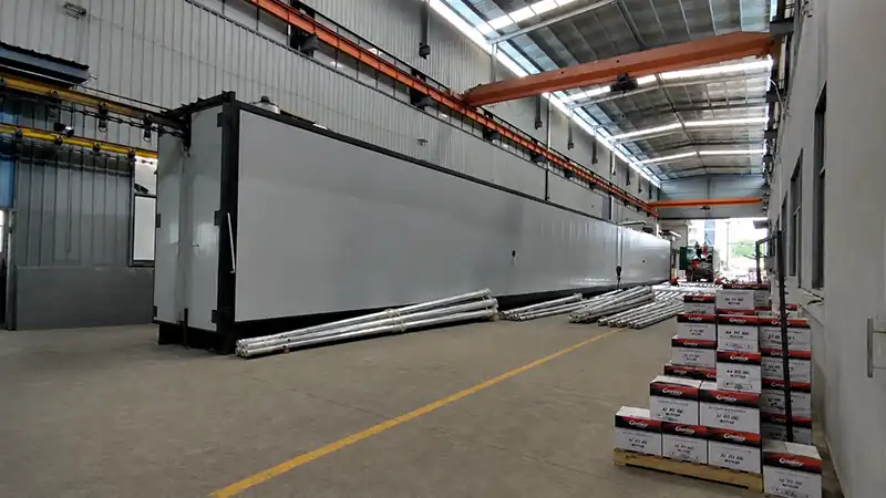 Light Pole Powder Coating Workshop